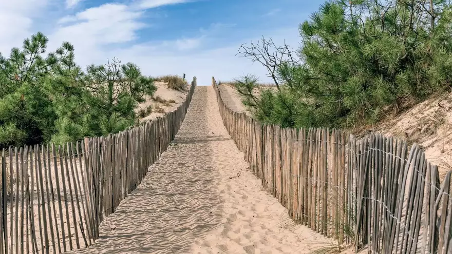 Accès direct plage de sable
