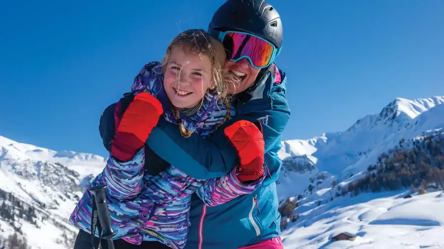 Plein ski en Savoie famille monoparentale