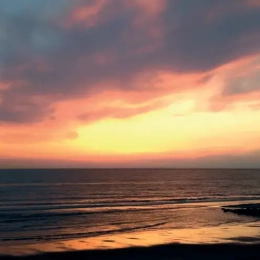 Couché de soleil Océan Atlantique