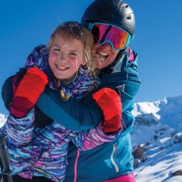 Plein ski en Savoie famille monoparentale
