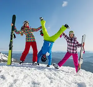 Family ski vacation