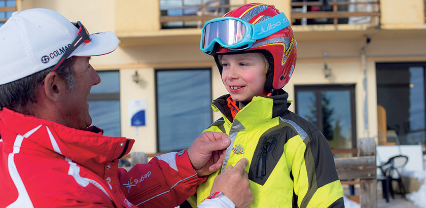 On accompagne vos enfants aux cours de ski ESF