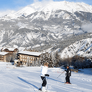 Skiing in Le Sauze